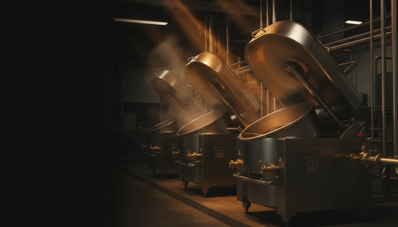 Marmitas industriales de 50 a 1.000 litros