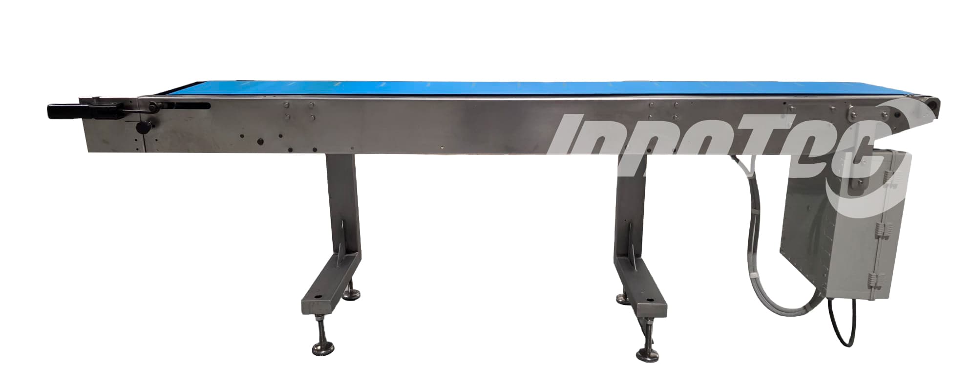 Cinta transportadora de banda azul miniatura 2