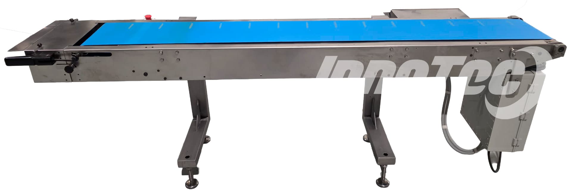 Cinta transportadora de banda azul miniatura 3