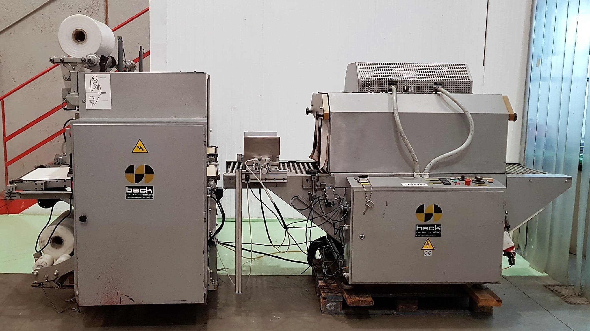 ENFAJADORA BECK RETRACTILADORA DOBLE SALIDA