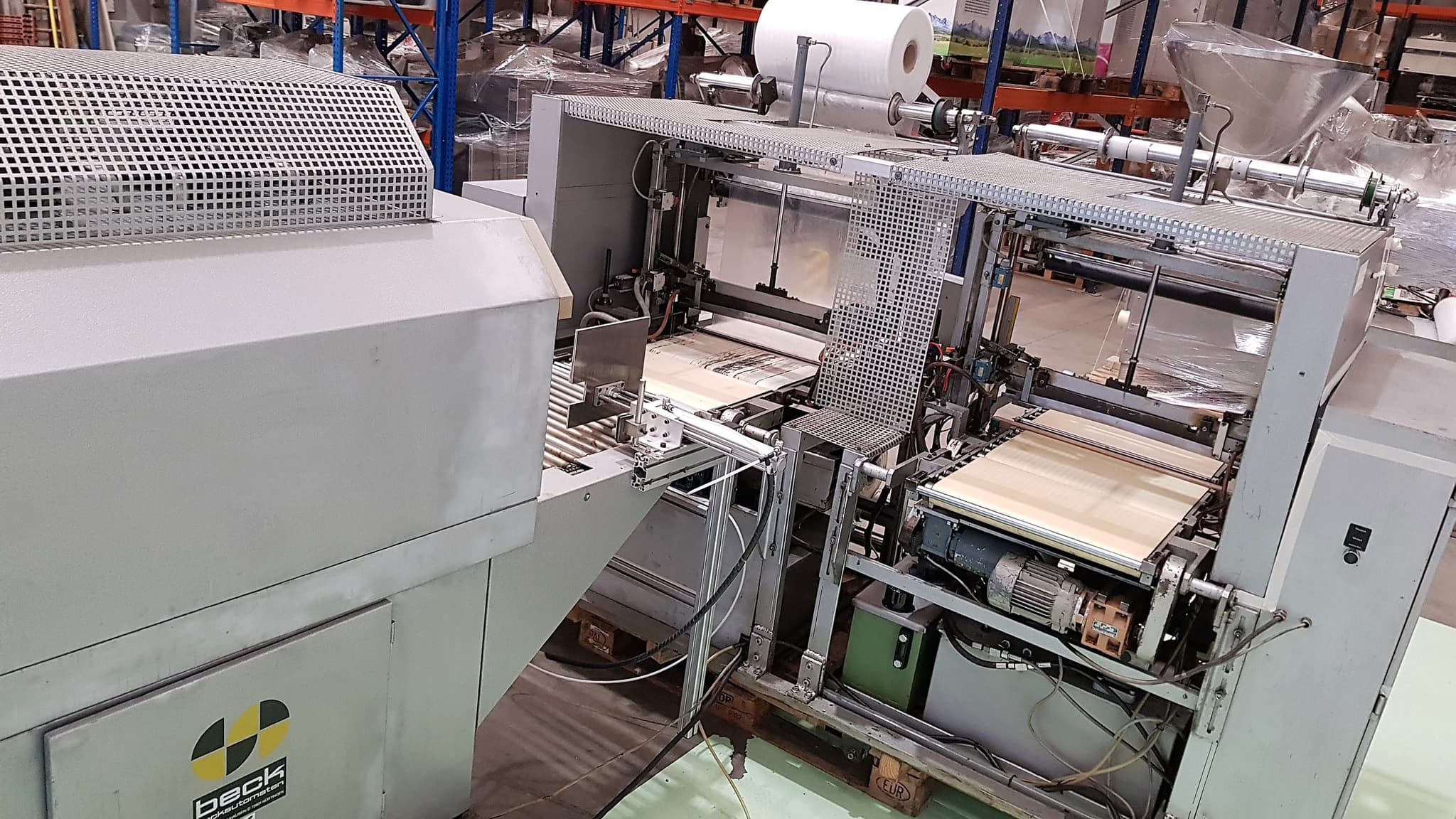 ENFAJADORA BECK RETRACTILADORA DOBLE SALIDA miniatura 7