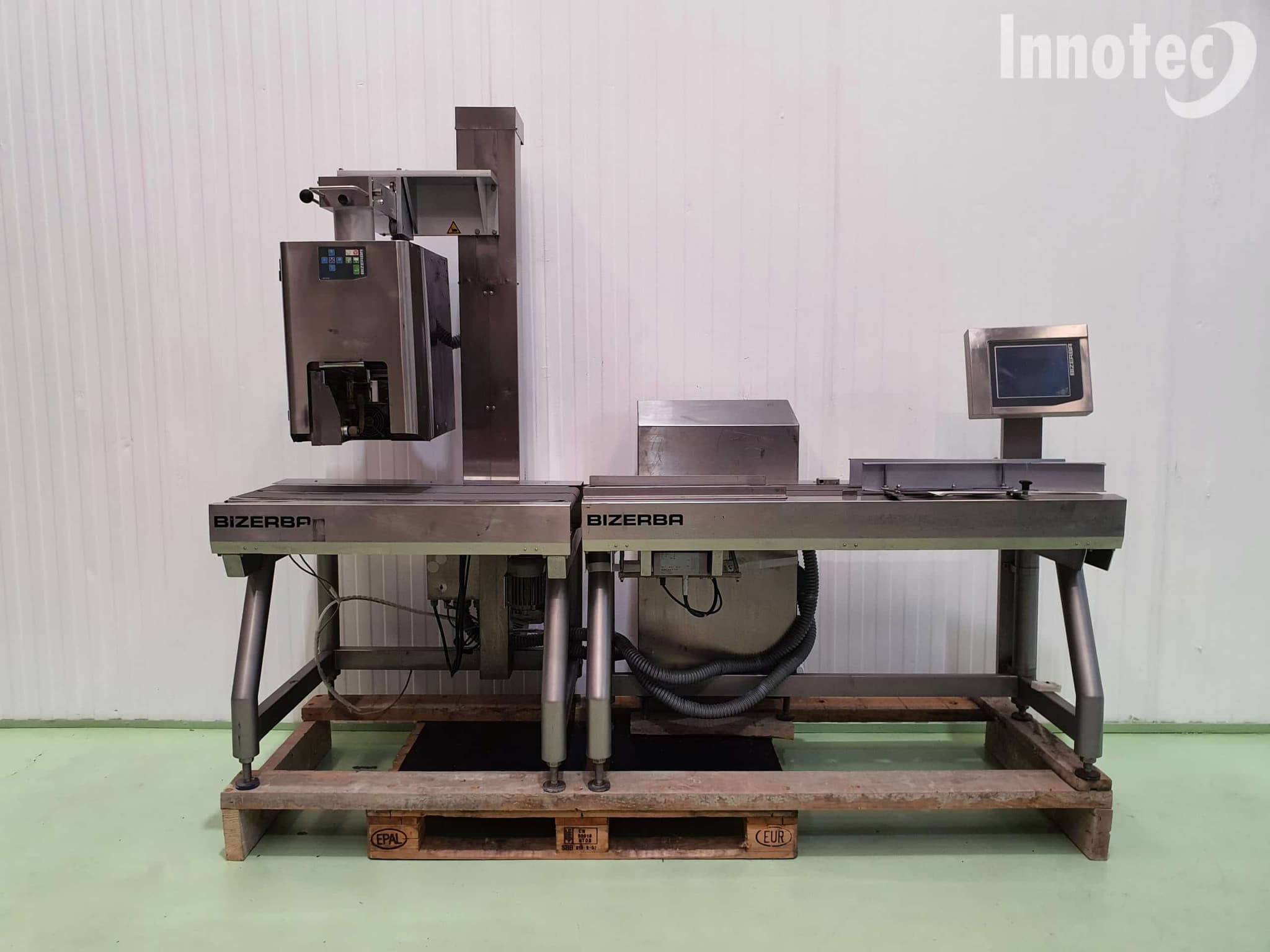 ETIQUETADORA AUTOMÁTICA BIZERBA GLMI 1 CABEZALES