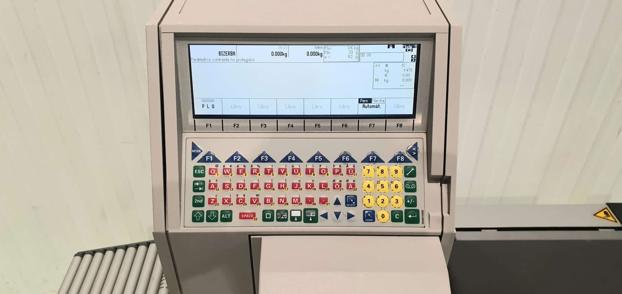 ETIQUETADORA PESADORA AUTOMÁTICA BIZERBA GV miniatura 5
