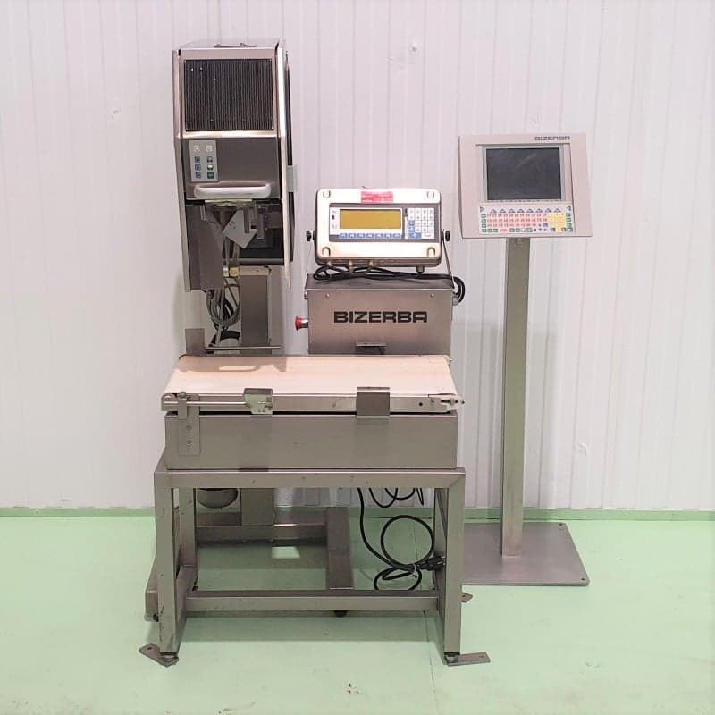 CONTROLADOR PESO  BIZERBA + Etiquetadora GS + visor ST miniatura 2