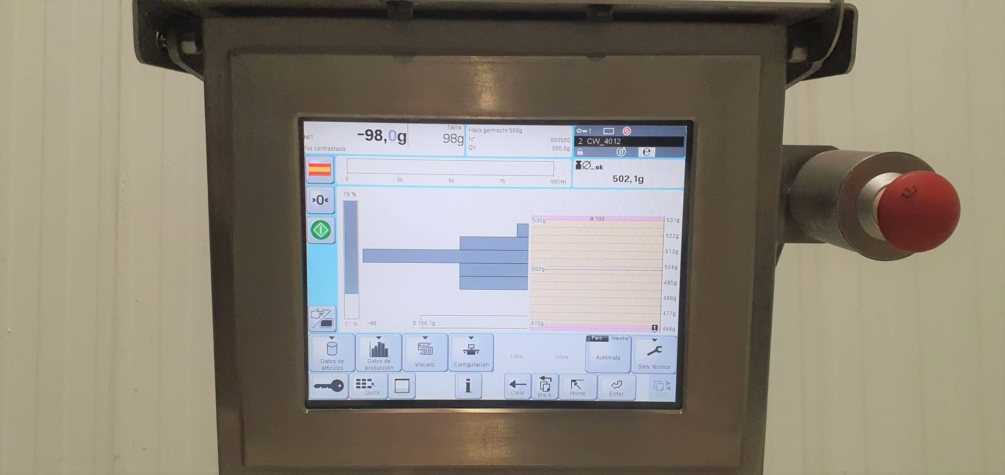 CONTROLADOR PESO  BIZERBA CWP NEPTUNE miniatura 8