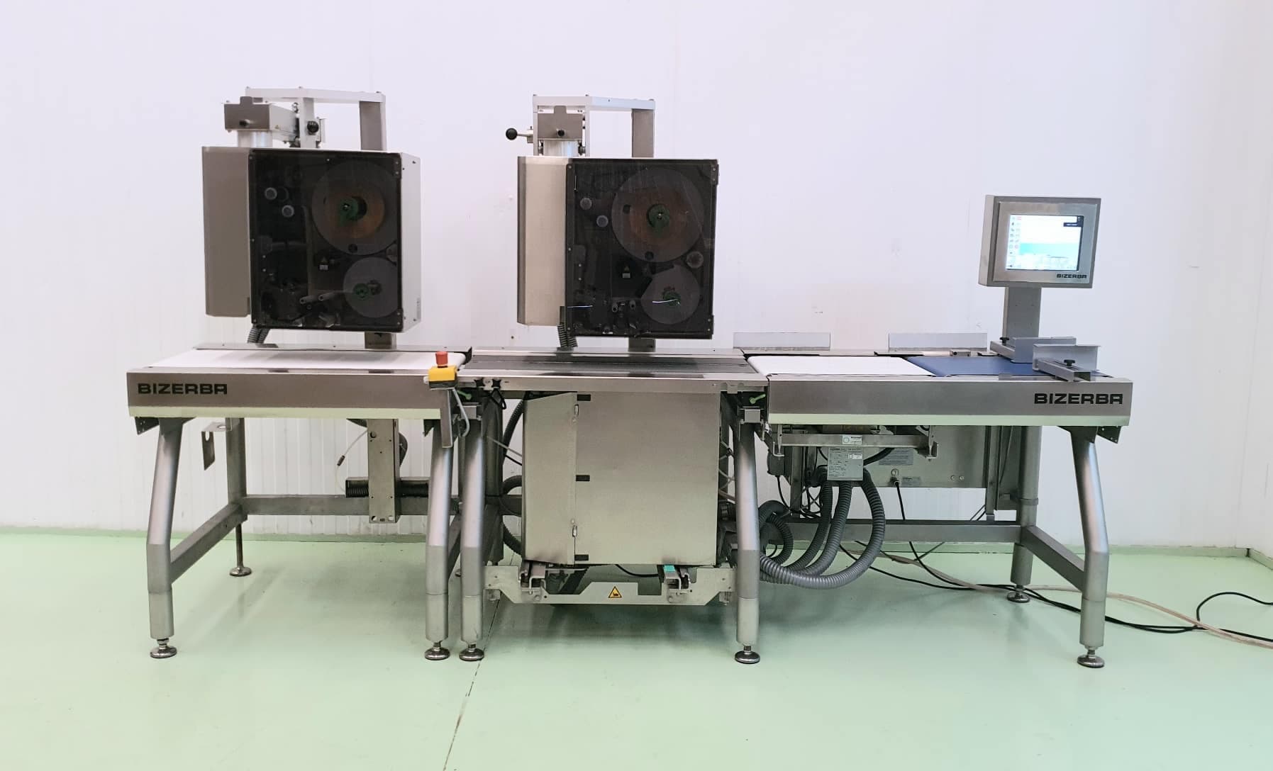 BIZERBA GLMI ETIQUETADORA PESADORA AUTOMÁTICA TRIPLE ETIQUETADO miniatura 5