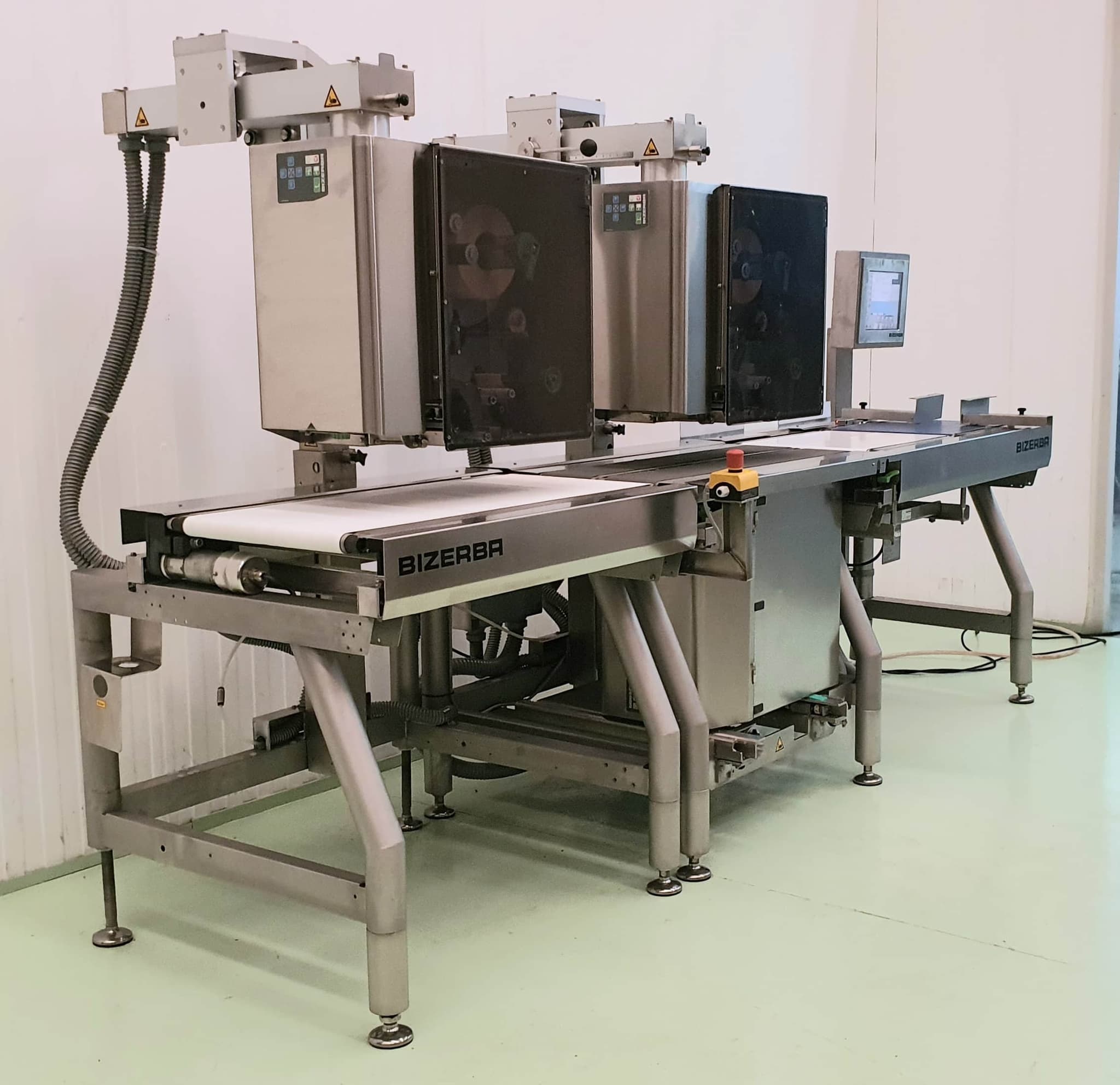 BIZERBA GLMI ETIQUETADORA PESADORA AUTOMÁTICA TRIPLE ETIQUETADO miniatura 7