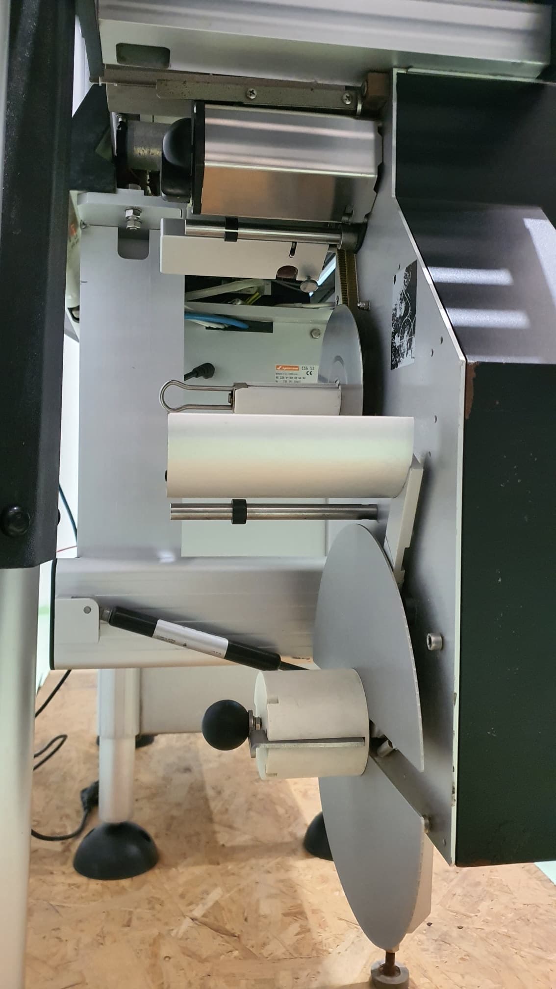 ETIQUETADORA PESADORA AUTOMÁTICA ESPERA DOBLE ETIQUETADO SUPERIOR INFERIOR miniatura 11