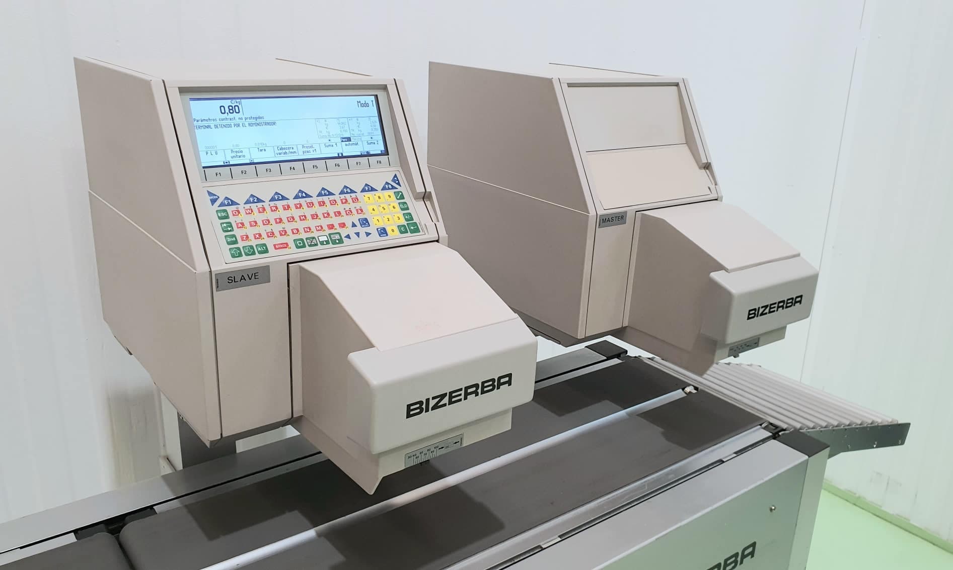 ETIQUETADORA PESADORA AUTOMÁTICA BIZERBA GV doble cabezal miniatura 5