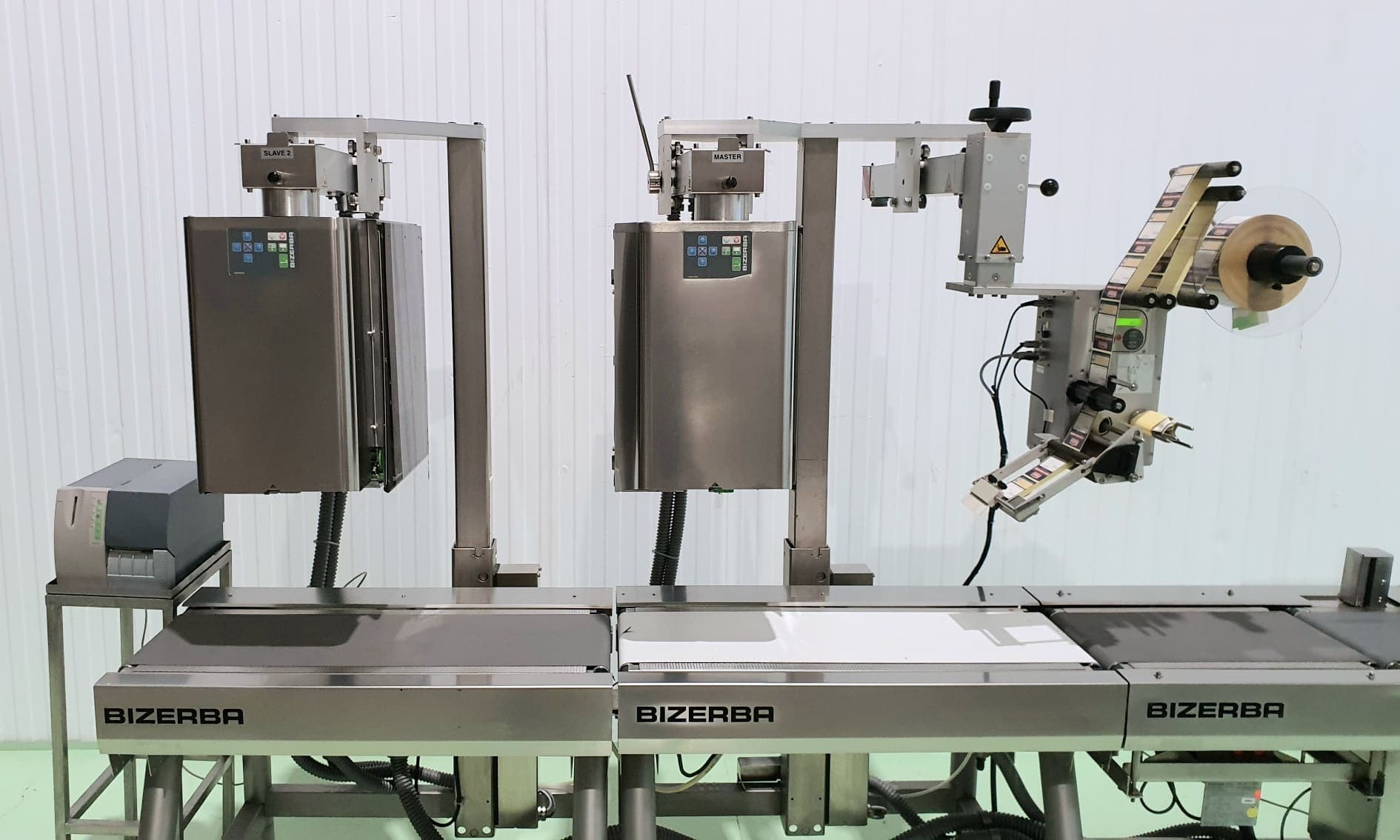 ETIQUETADORA PESADORA AUTOMÁTICA BIZERBA GLMI 2 CABEZAL miniatura 8