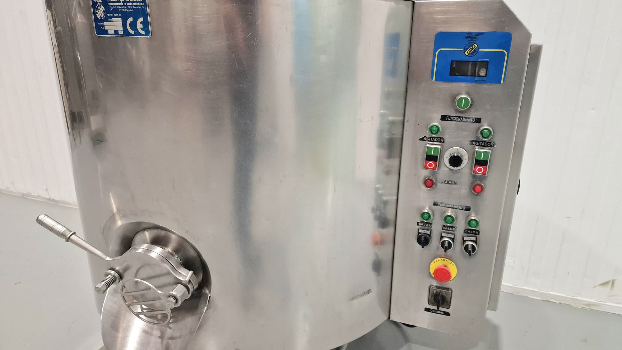 CUECE CREMAS ELÉCTRICO CON MEZCLADOR LUMA 300 LITROS miniatura 7