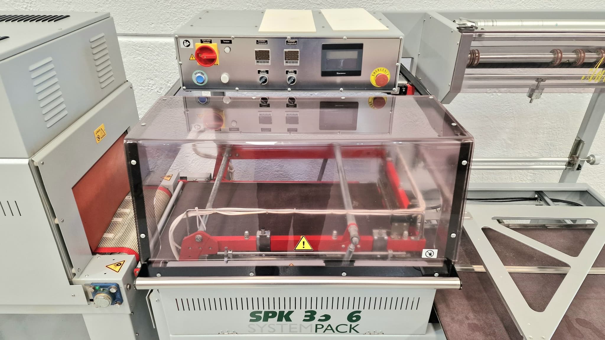 ENVASADORA ANGULAR + TÚNEL RETRACTIL RAELMA miniatura 8