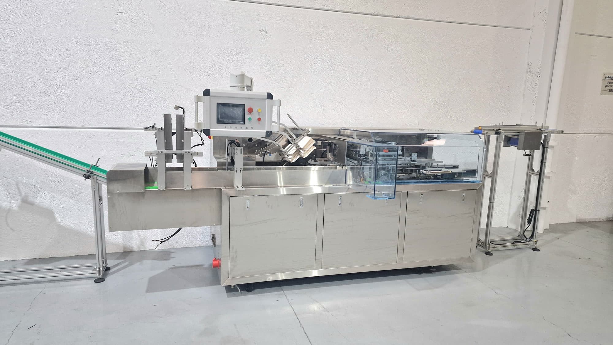 Envasadora en cartoncillo