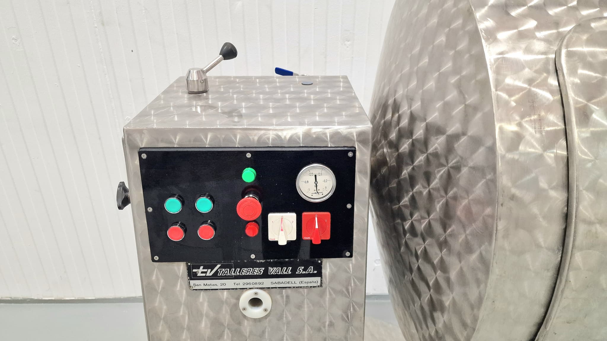 Bombo Talleres Vall con vacío de  200L miniatura 10