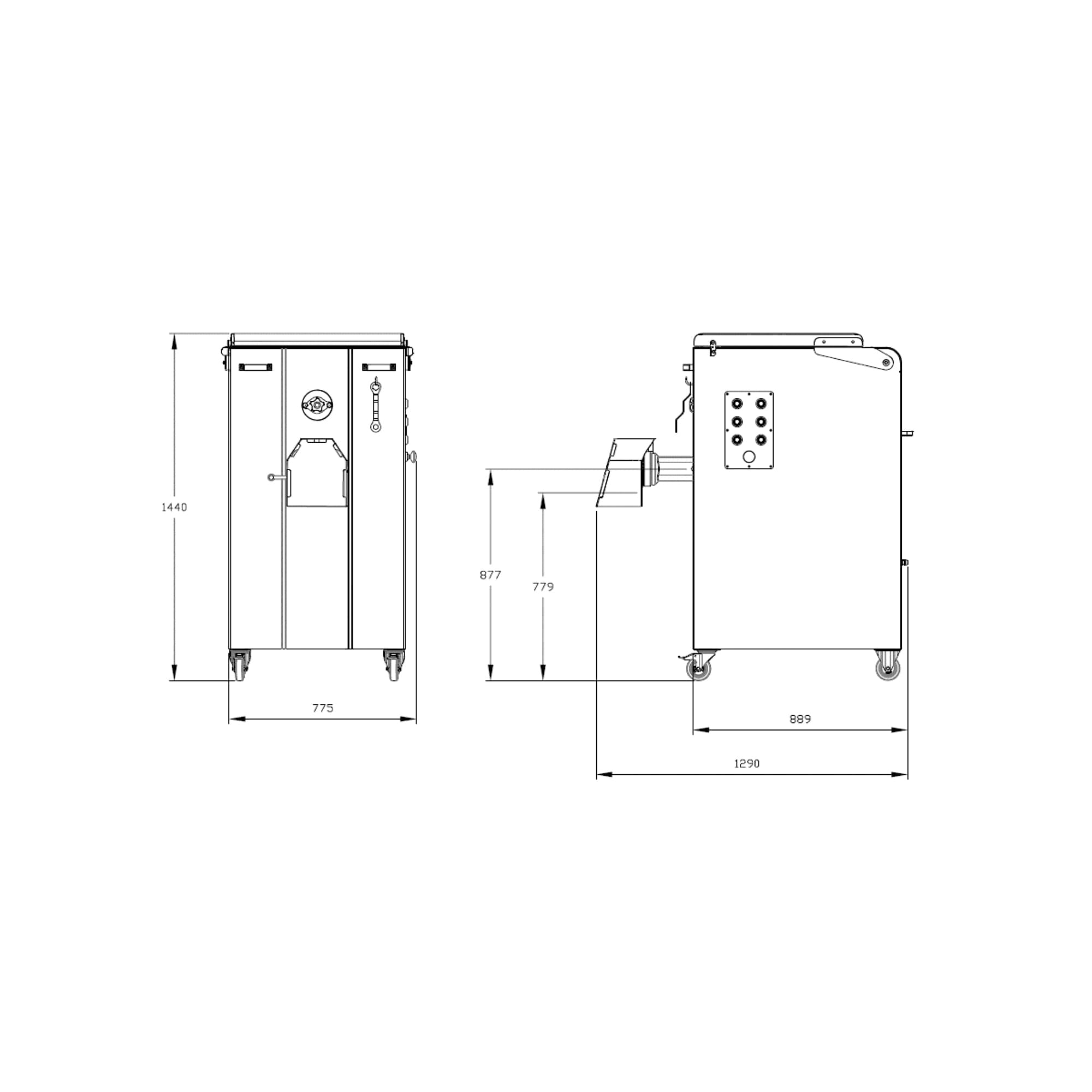 Picadora de carne Power Auto 100-H miniatura 5
