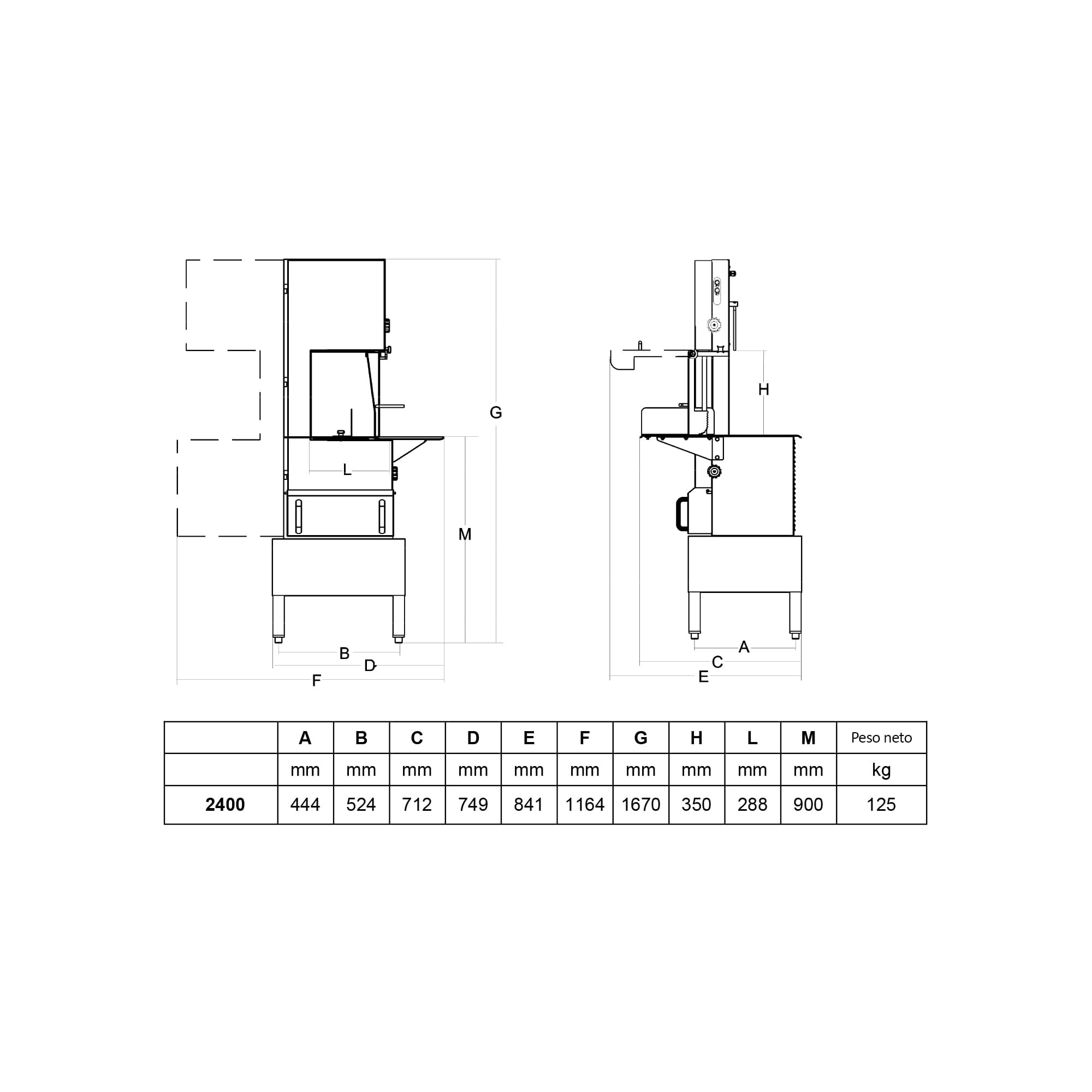 Sierra de hueso Pro 2400 inox miniatura 10